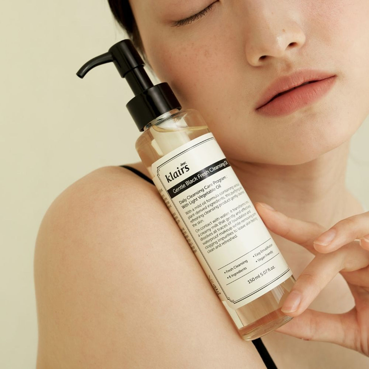 dear, klairs Gentle Black Fresh Cleansing Oil 150mL