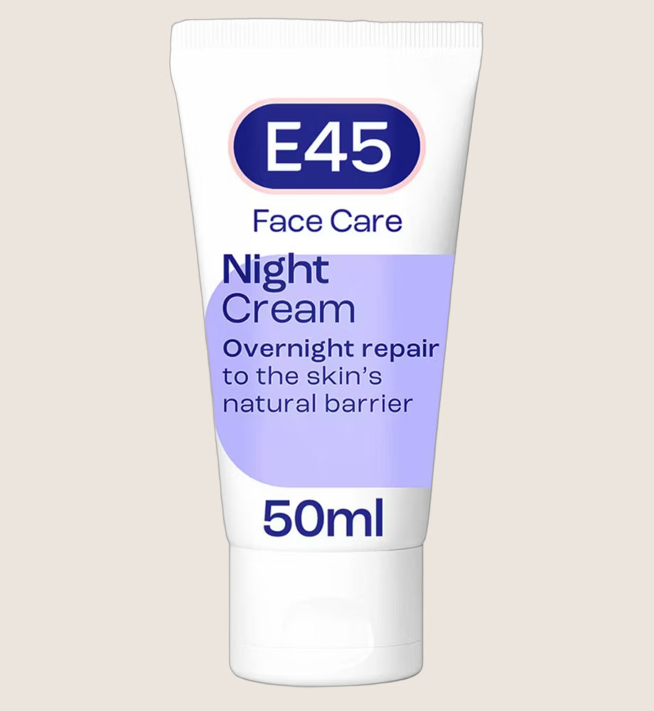 E45 Night Cream To Repair & Replenish Dry Skin Overnight Repair 50ml