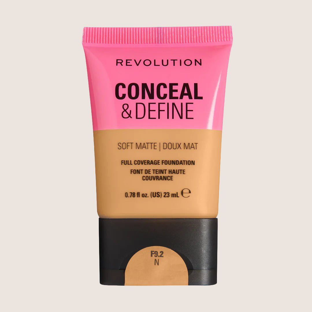 Revolution Conceal & Define Soft Matte Tube Foundation Flawless Base