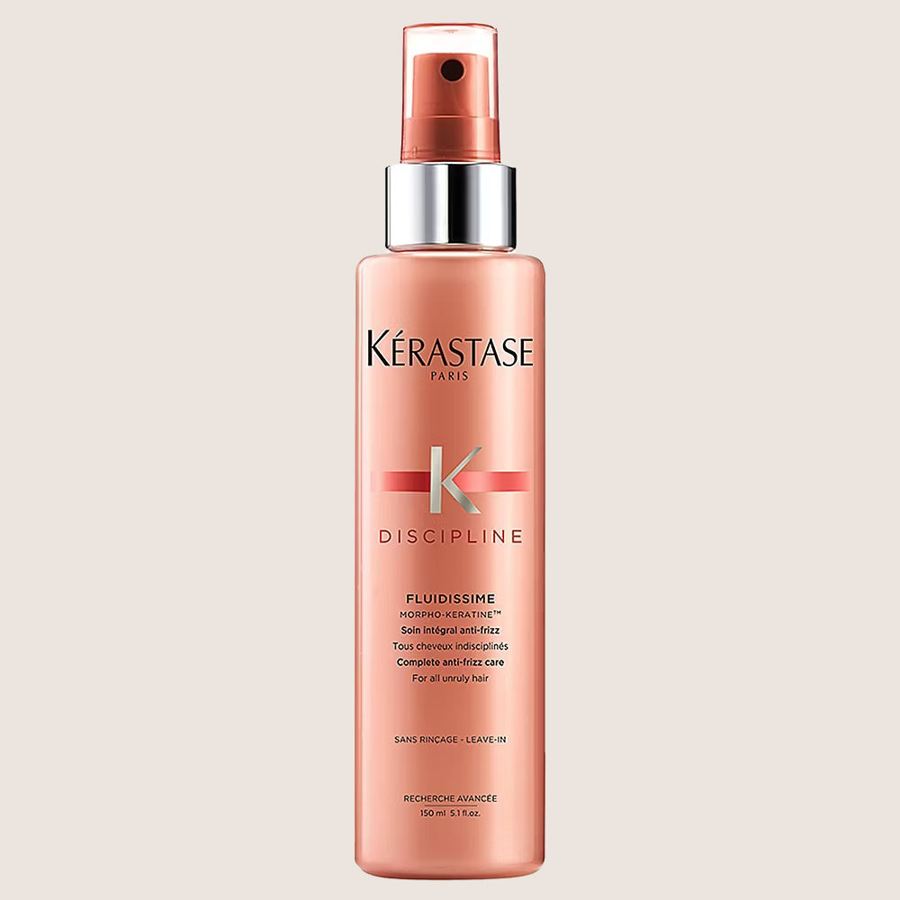 Kérastase Discipline, Anti-Frizz Holding Spray, For Unruly Hair, With Unique Thermo-protective Agents, Fluidissime, Professional Care 150ml