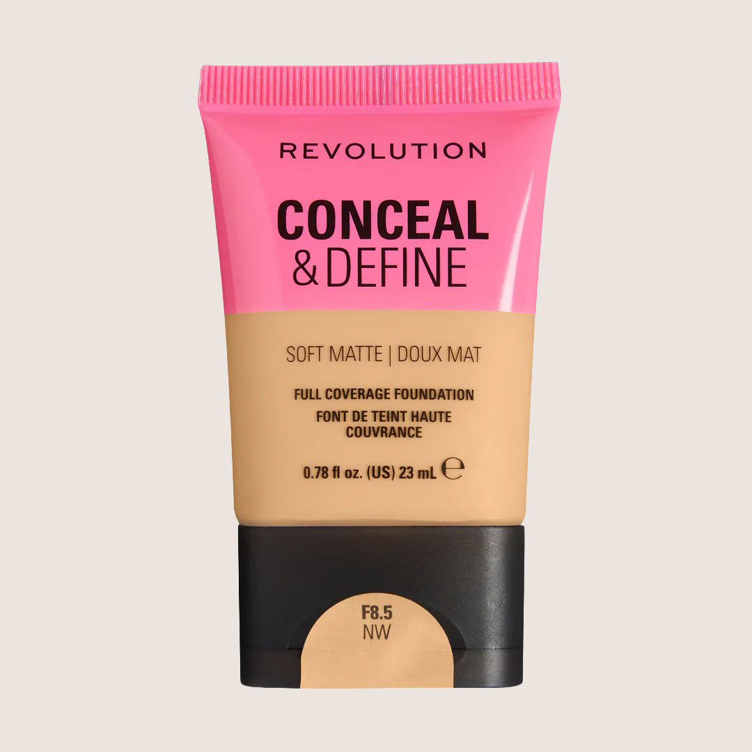 Revolution Conceal & Define Soft Matte Tube Foundation Flawless Base