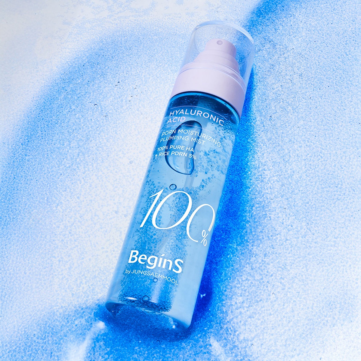BEGINS By JUNGSAEMMOOL Blue Hydrangea Hyaluronic Acid 100 PDRN Moisturizing Plumping Mist 100ml