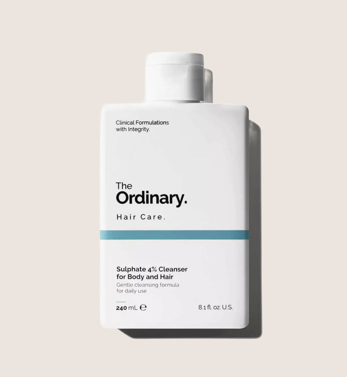 The Ordinary 4% Sulphate Cleanser Gentle Shampoo & Body Wash for Body and Hair 240ml