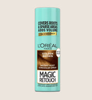 L'Oréal Paris Magic Retouch Golden Brown Temporary Root Touch Up Spray Instant Root & Sparse Area Coverage Transfer-proof