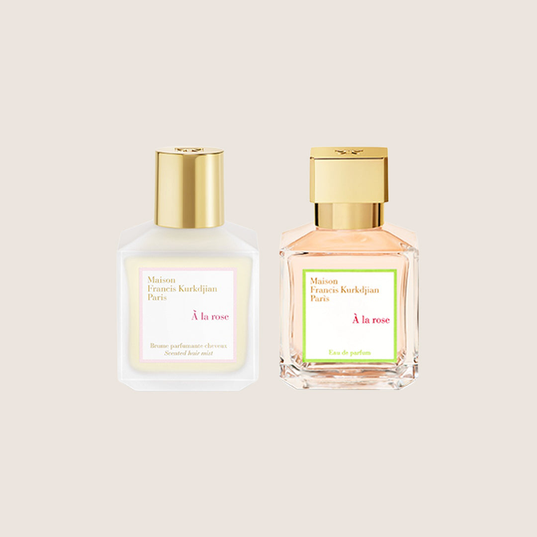 Maison Francis Kurkdjian Women's À La Rose Scented Hair Mist and Eau de Parfum Rose Floral Complete Duo Set
