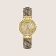 Guess Women's Ivy Watch Crystal-Set Gold Dial GW0943L2