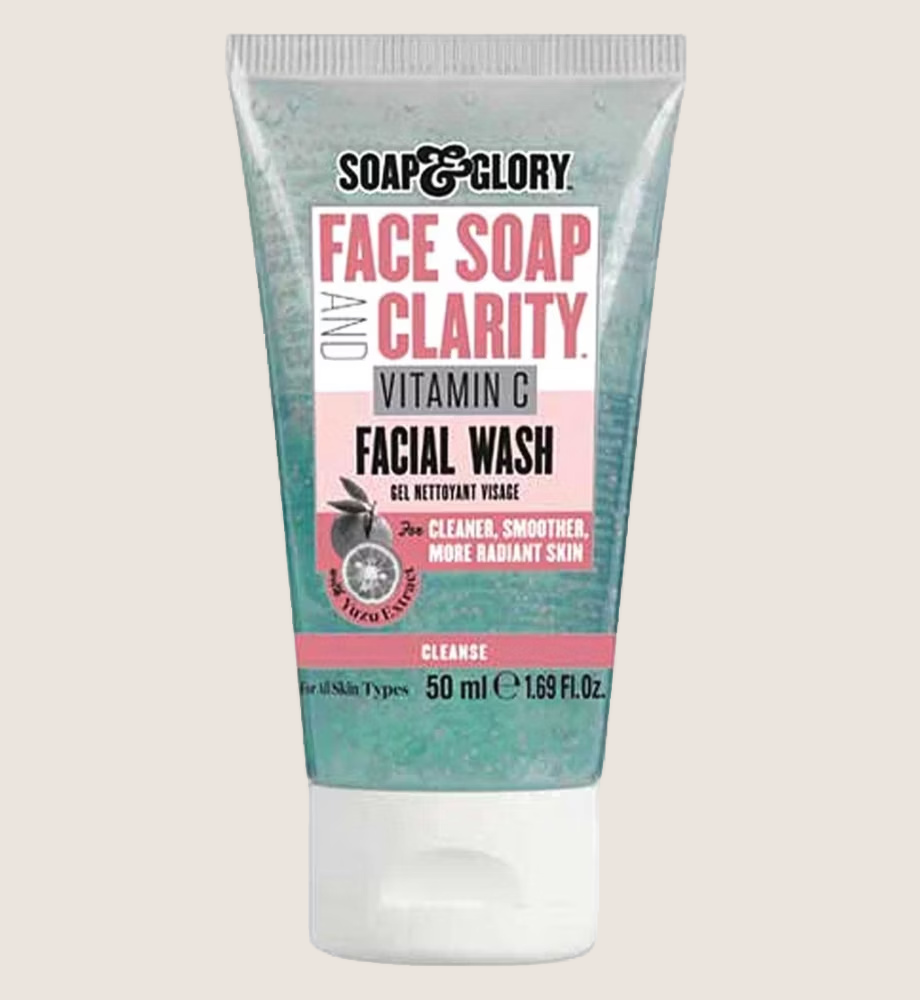 Soap & Glory Face Soap & Clarity Vitamin C Facial Wash With Vitamin C Gentle Cleanse 50ml