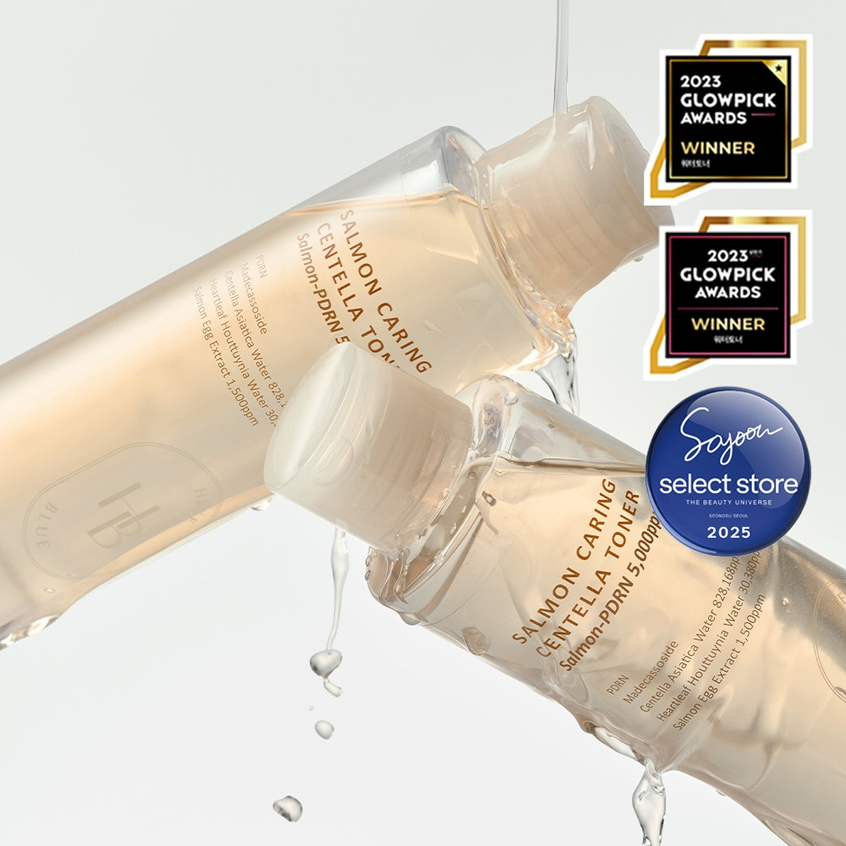 HEVEBLUE Salmon Caring Centella Toner 200mL