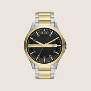 Armani Exchange Men's Dress Watch Two-Tone Steel Bracelet Fashionable AX2453