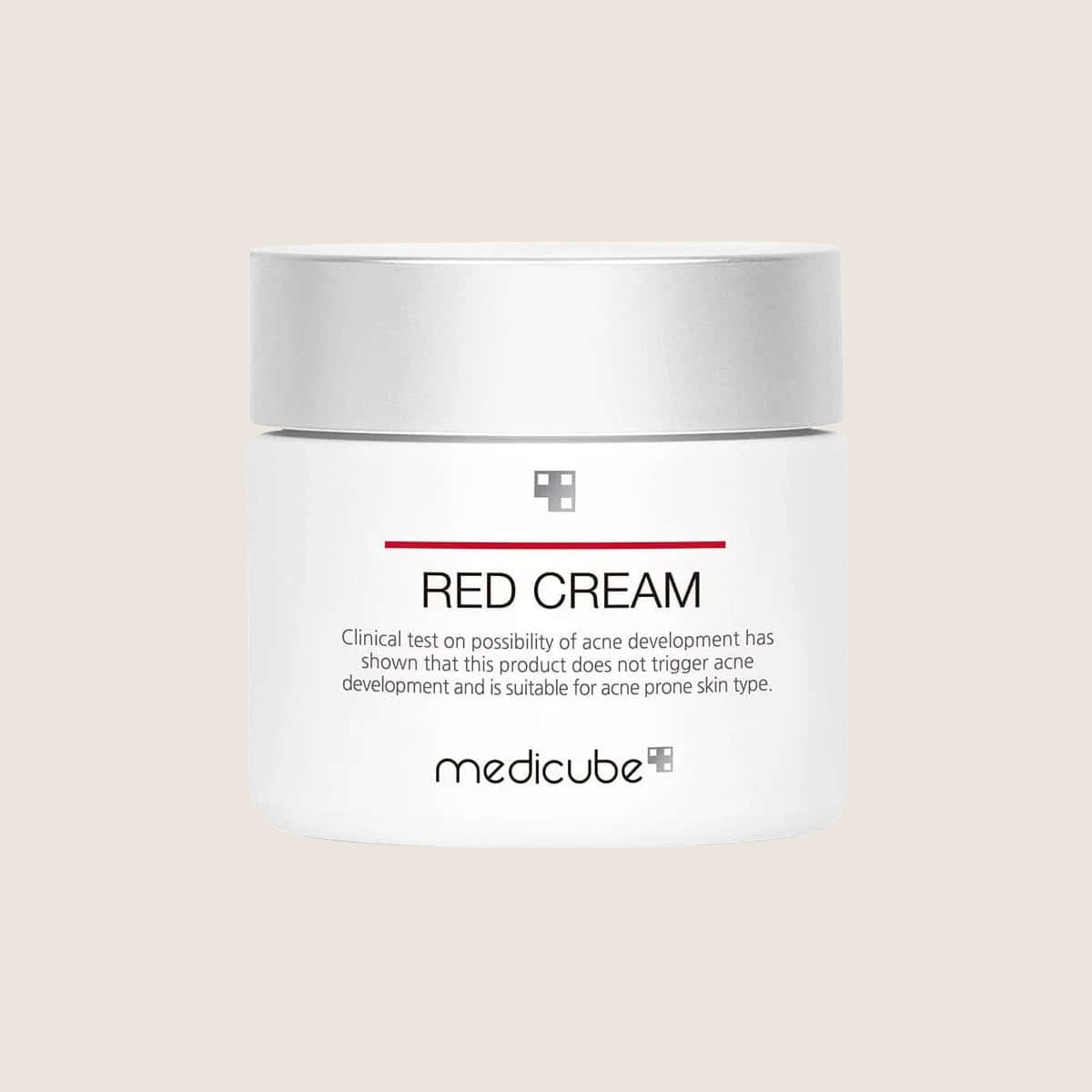 MEDICUBE Red Cream 2.0 BHA & Botanical Calming Moisturiser for Acne-Prone Skin 50ml