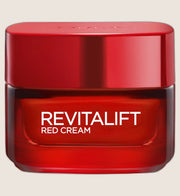 L'Oréal Paris Revitalift Energising Red Healthy Glow Day Cream Pro-Retinol & Red Ginseng Cream Enriched With Pigment 50ml