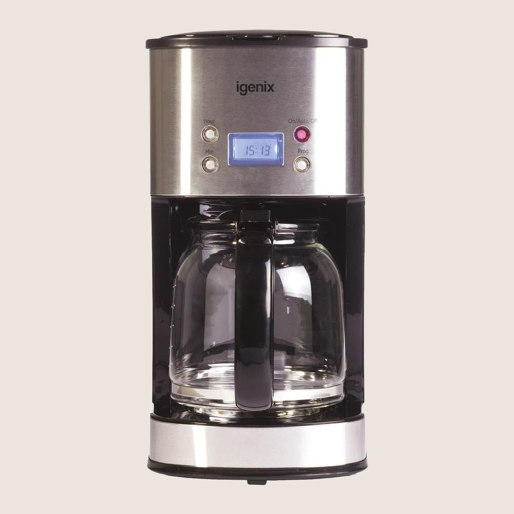 IGENIX IG8250 Filter Coffee Machine 24-Hour Programmable Timer 12 Cups