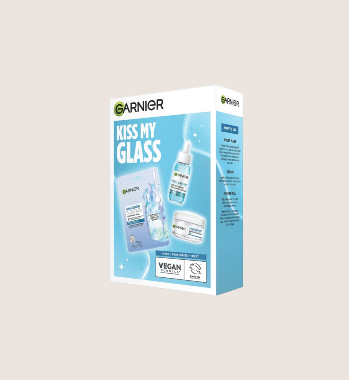 Garnier Kiss My Glass Skincare Gift Set For Her
