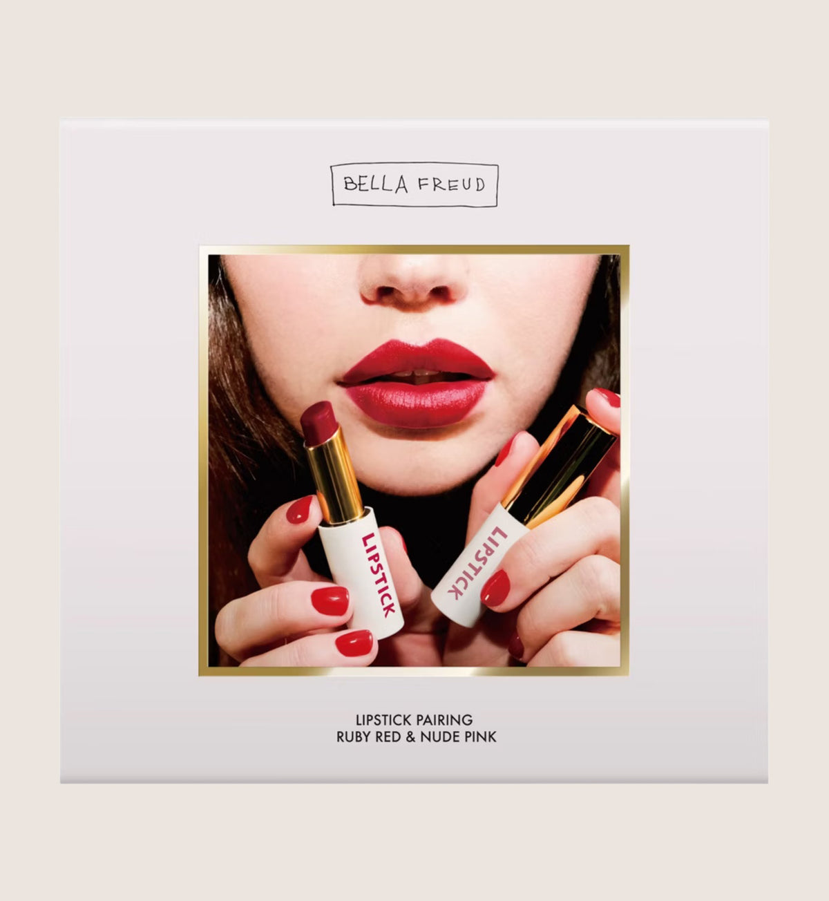 Bella Freud Lipstick Duo Beauty Gift Set For Her