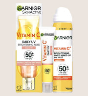 Garnier Vitamin C SPF duo Sun Cream Set