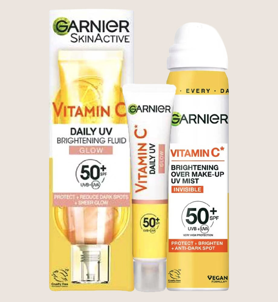 Garnier Vitamin C SPF duo Sun Cream Set