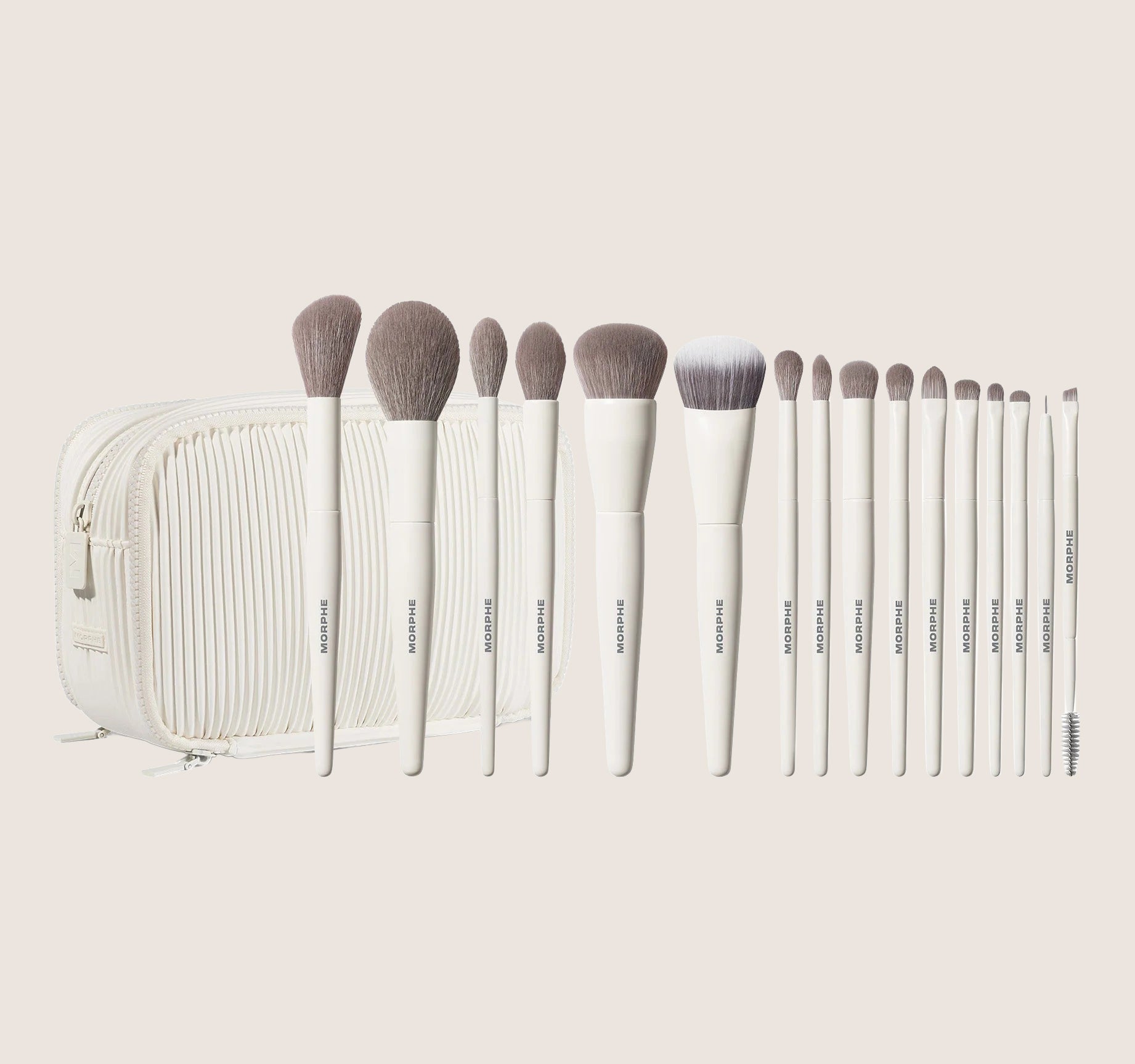 Morphe Ready, Set, Pro 16-Piece Face & Eye Brush Set Premium Formula