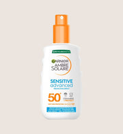 Garnier Ambre Solaire SPF 50+ Sensitive Advanced Sun Cream Spray SPF50+ 150ml