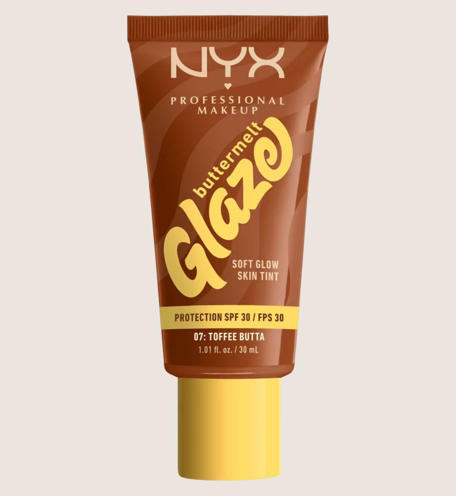 NYX Professional Makeup Buttermelt Glaze Soft Glow Skin Tint + SPF/FPS 30 Buttery Smooth Formula With SPF 30ml