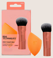 Real Techniques Travel Duo Mini Brush & Sponge Vegan & Cruelty Free