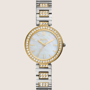 Fossil Karli Two Tone Steel Bracelet Watch BQ3884