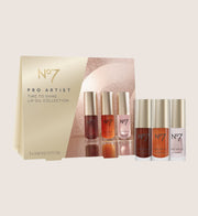 No7 Pro Artist Time to Shine Lip Oil Collection Beauty Gift Set For Her
