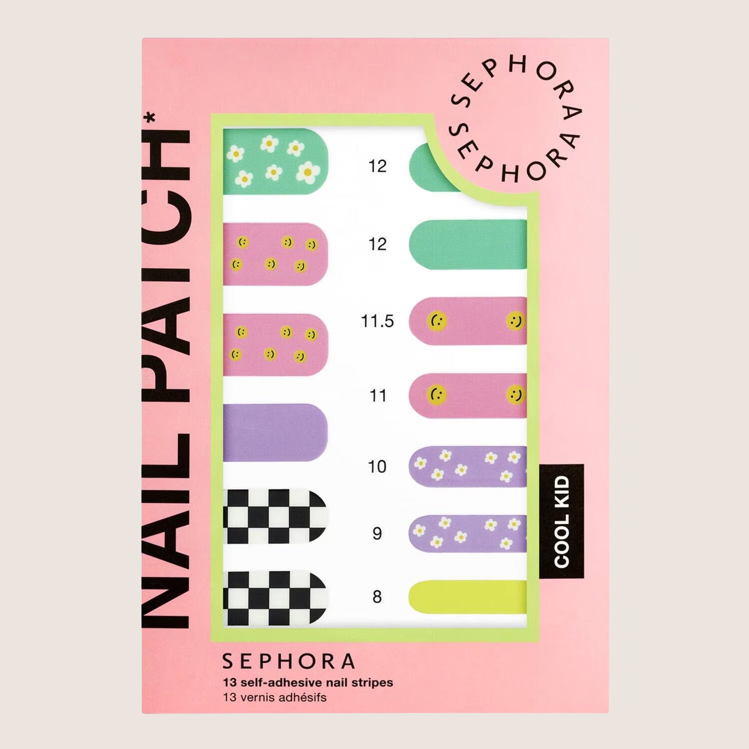 Sephora Collection Self-Adhesive Nail Stripes Kit Nail Art Decoration Set