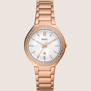 Fossil Ashtyn Rose Gold Steel Bracelet Watch BQ3841