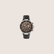 GC Men's Chronograph Bronze Dial Tachymeter Brown Leather Watch X72018G4S