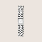 Michael Kors Women's Darrington White Dial Silver Case Watch MK4909