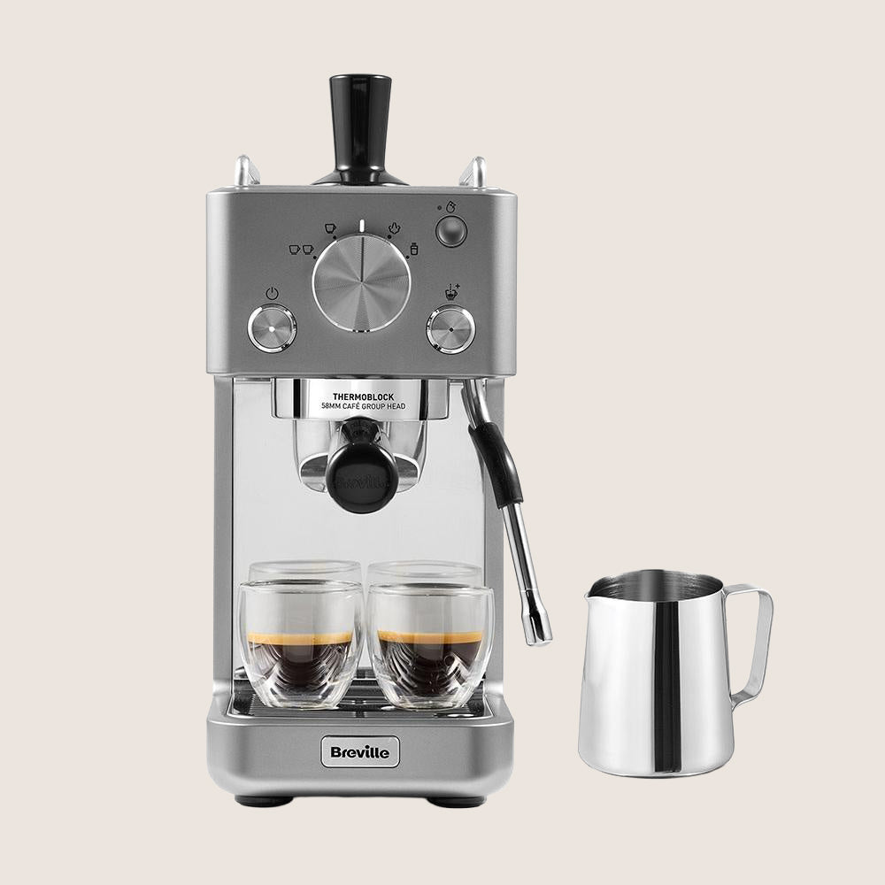 BREVILLE Barista Slimline VCF185 Espresso Machine Cool Touch Steam Wand Auto Clean 1L