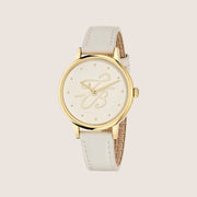 Ted Baker Ladies Phylipa Gold Beige Leather Strap Watch BKPPHF501