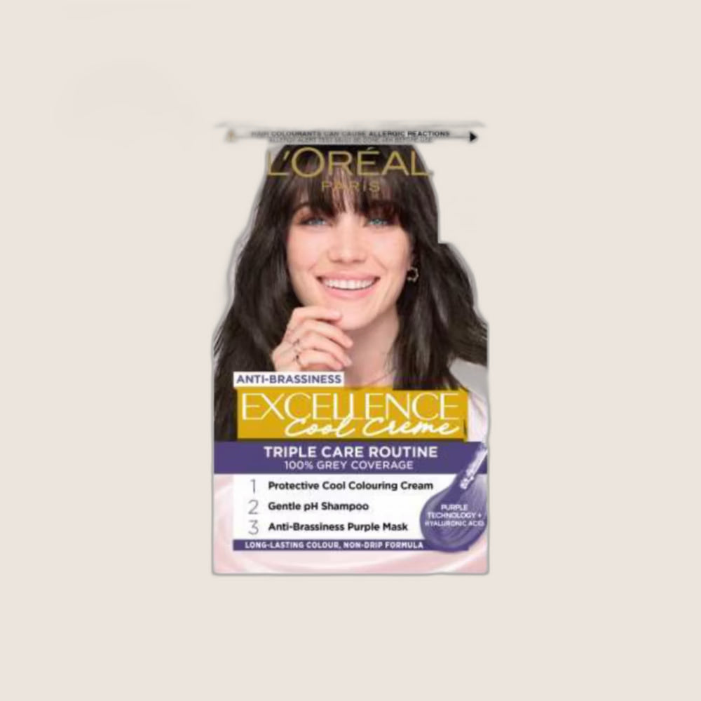 L'Oréal Paris Excellence Cool Crème 4.11 Ultra Ash Brown: No Brass, 100% Grey