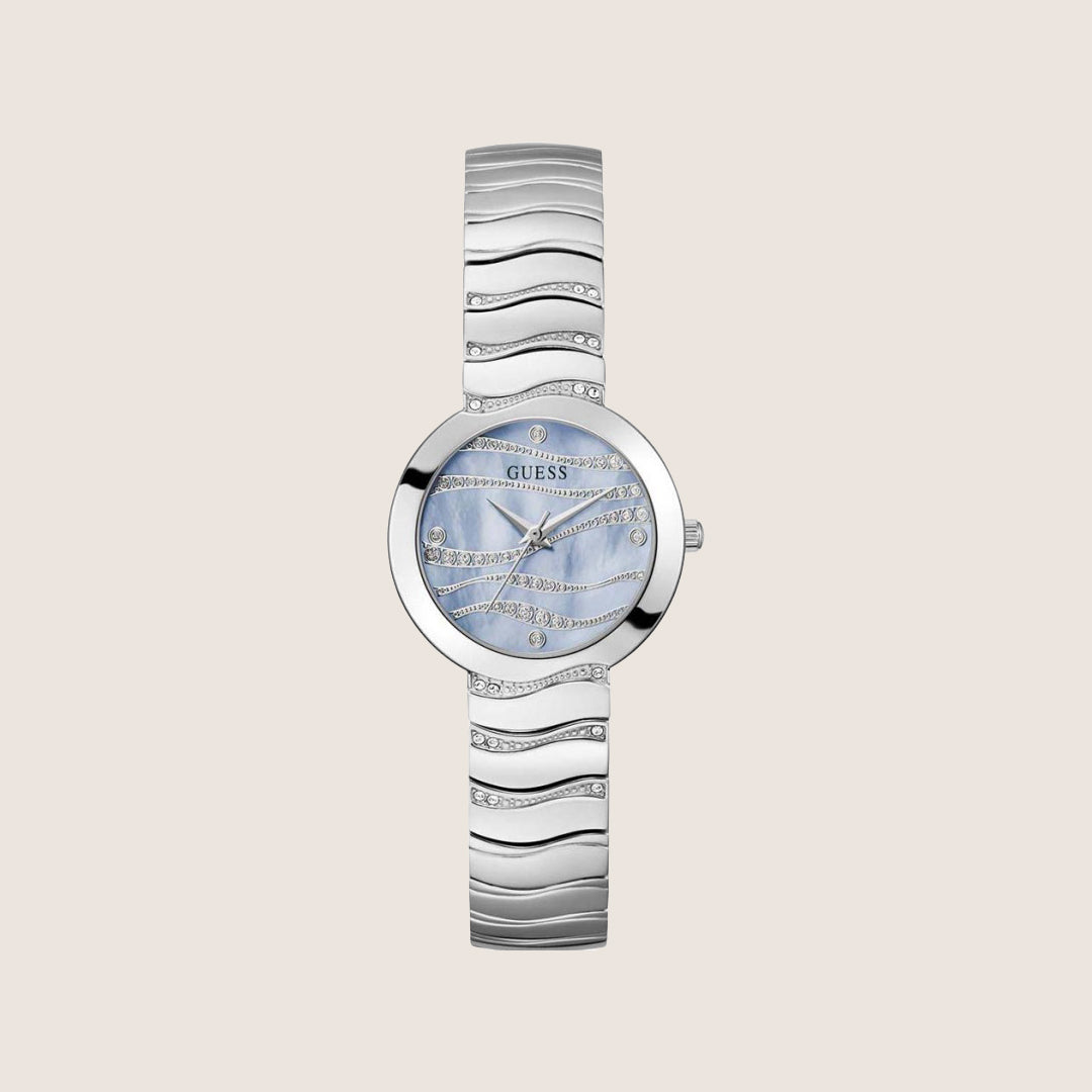Guess Women's Laguna Watch Crystal-Set Blue Dial GW0871L1