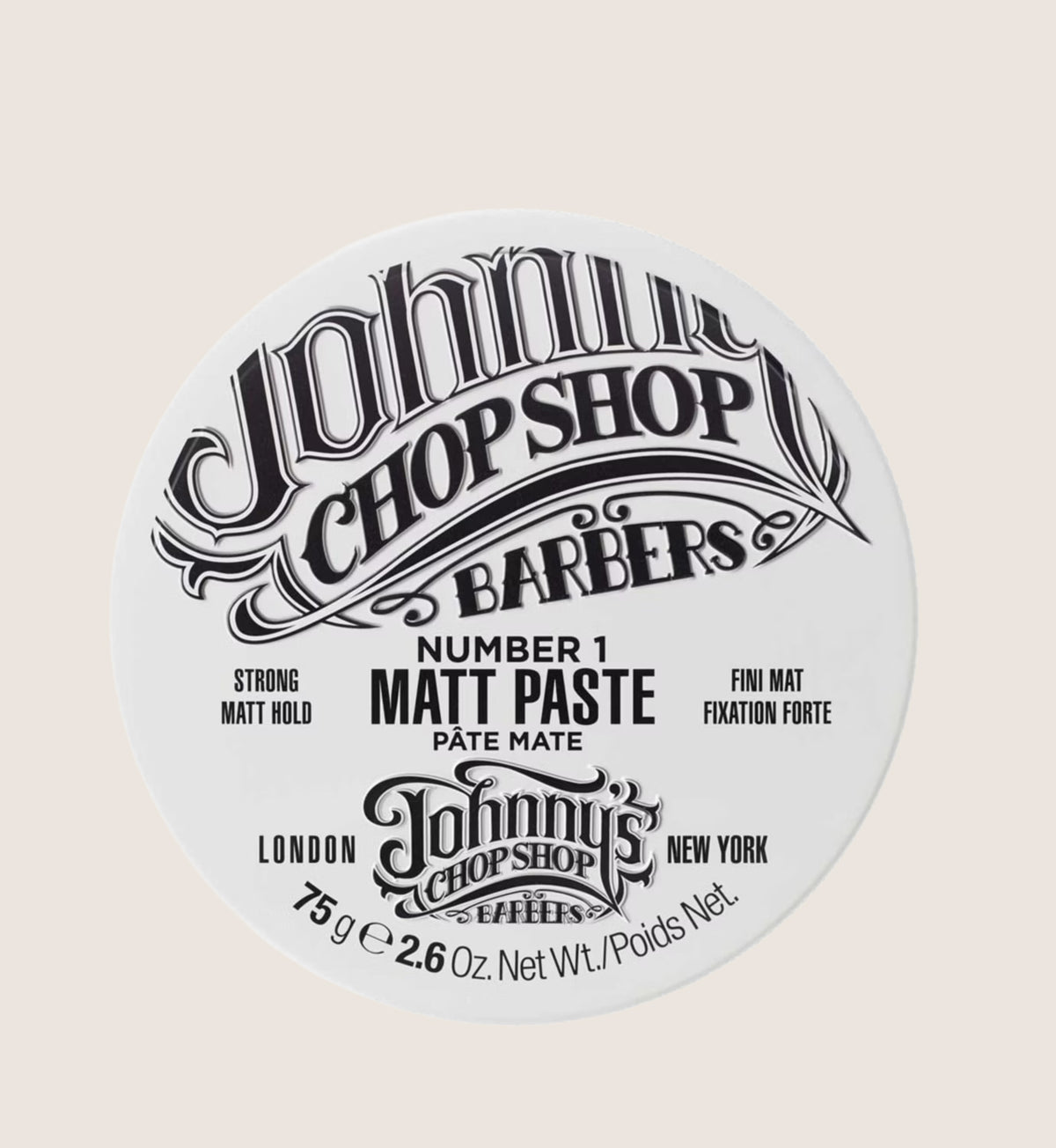 Johnny's Chop Shop Matt Paste Strong Hold Texture & Definition 75g