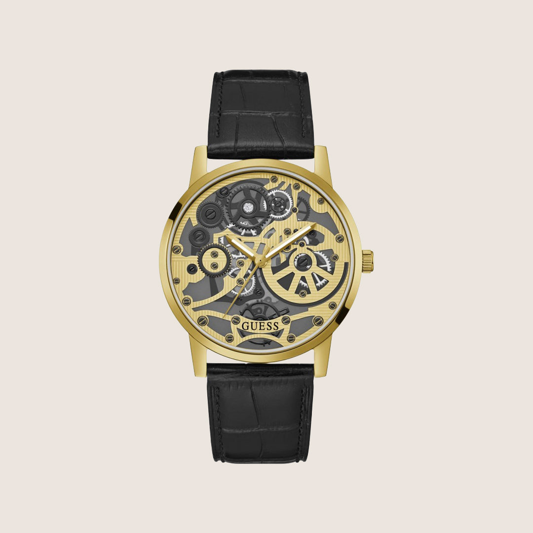 Guess Mens Watch Gold Dial GW0570G1