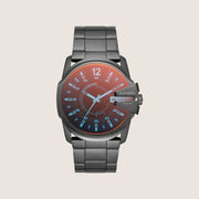 Diesel Mens Master Chief Multicolour Dial Gunmetal Steel Bracelet Watch DZ1965