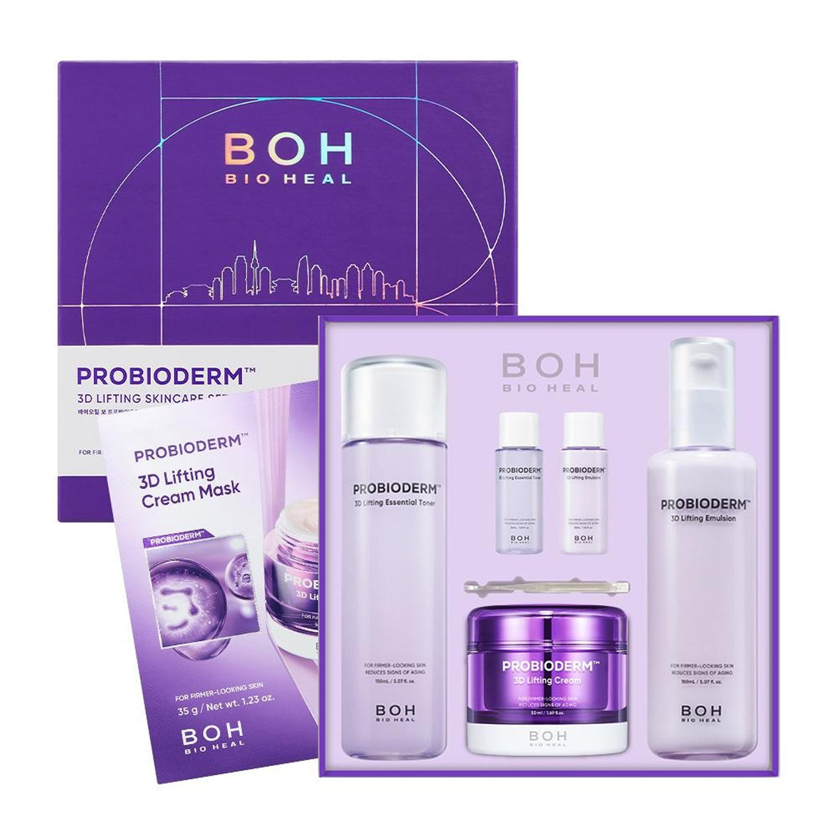 BIOHEAL BOH ProbiodermTM 3D Lifting Skincare 3P Set