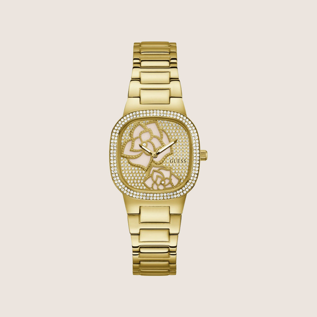 Guess Women's Gold Dial Watch Gold Dial GW0544L2