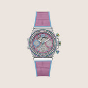 Guess Women's Pink Dial Watch Pink Dial GW0553L5