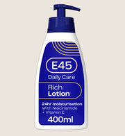 E45 Rich 24h Body Lotion Moisturiser with Primrose Oil 400ml