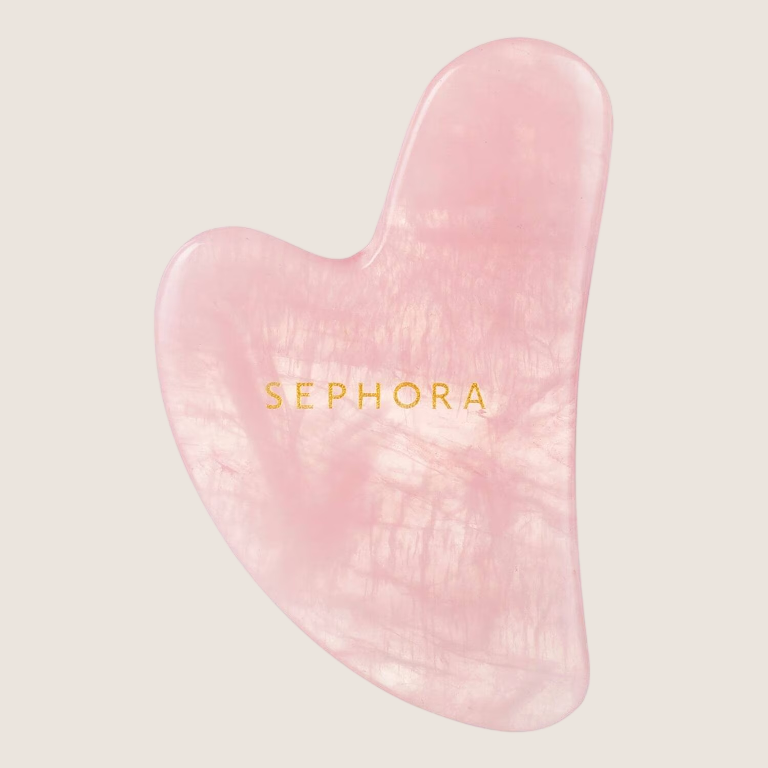 Sephora Collection Rose Quartz Gua Sha Tool Natural Stone