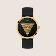 Guess Mens Imprint Watch Black Dial W1161G1