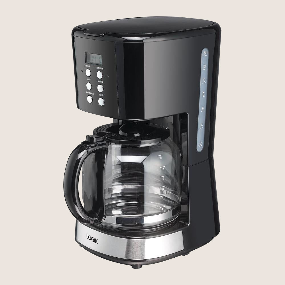 LOGIK L14DCB19 Filter Coffee Machine Programmable 1.8L 14 Cups