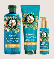 Herbal Essences Argan Bundle, Shampoo, Conditioner, Hair Oil