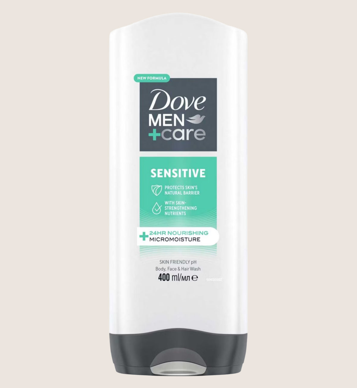 Dove Men+Care Sensitive 3-in-1 Hair, Body & Face Wash 400ml
