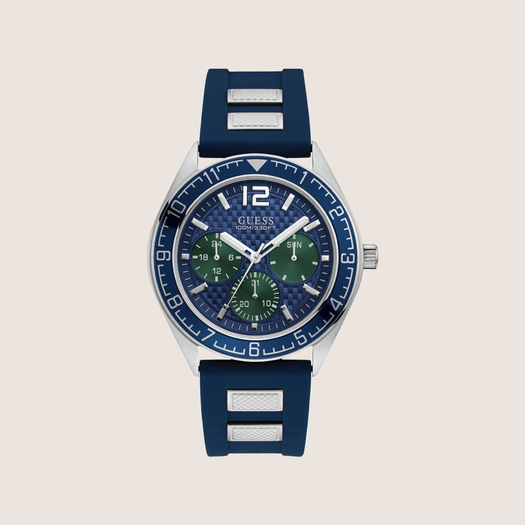 Guess Mens Pacific Watch Blue Dial W1167G1