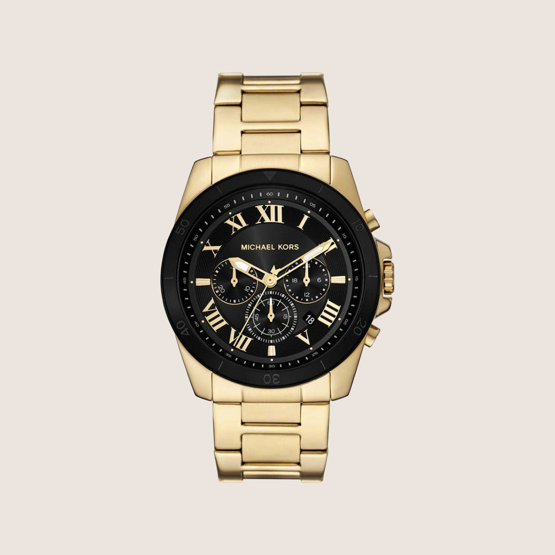 Michael Kors Men's Alek Chronograph Two-Tone Stainless Steel Bracelet Watch MK9184