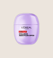 L'Oréal Paris Revitalift Filler Plumping Glass-Skin Aqua-Fluid SPF30 with Hyaluronic Acid 40ml