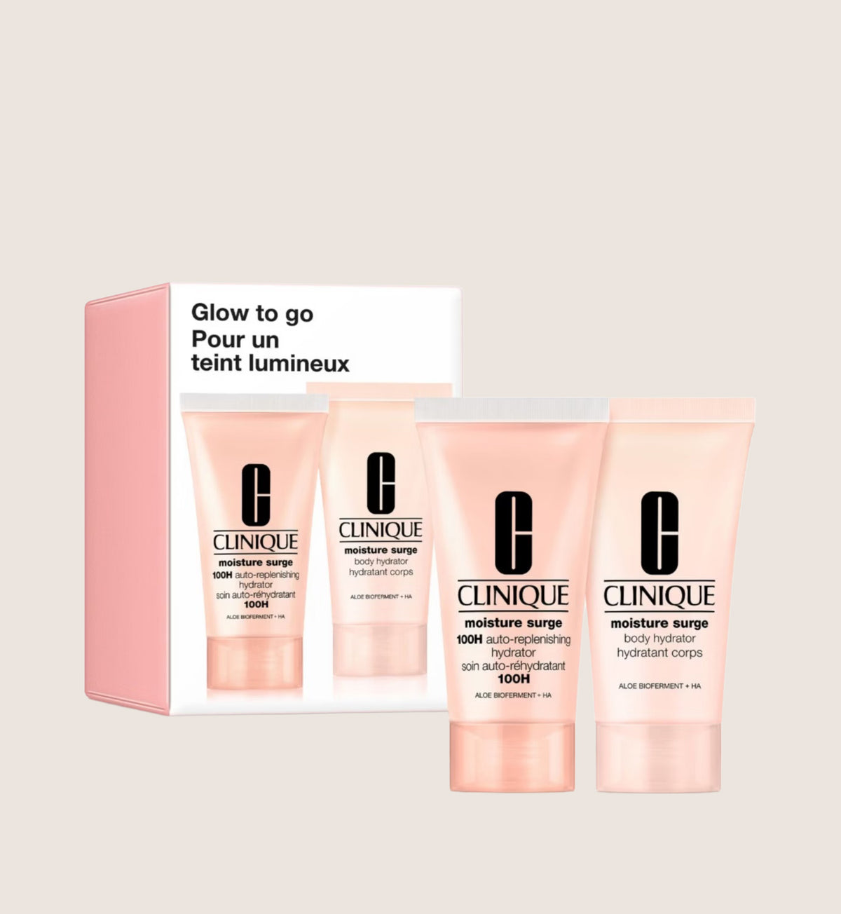 Clinique Moisture Surge Hydration Travel Skincare Skincare Gift Set For Her